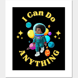 Positive Affirmations for African American Boys Posters and Art